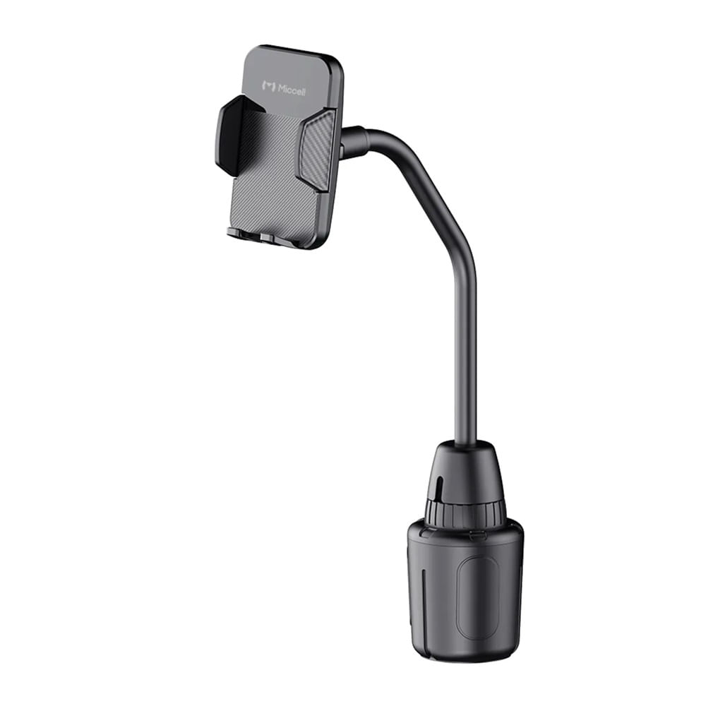 Miccell Soporte de Celular para Auto CH07 Ajustable Multiángulo para Portavasos