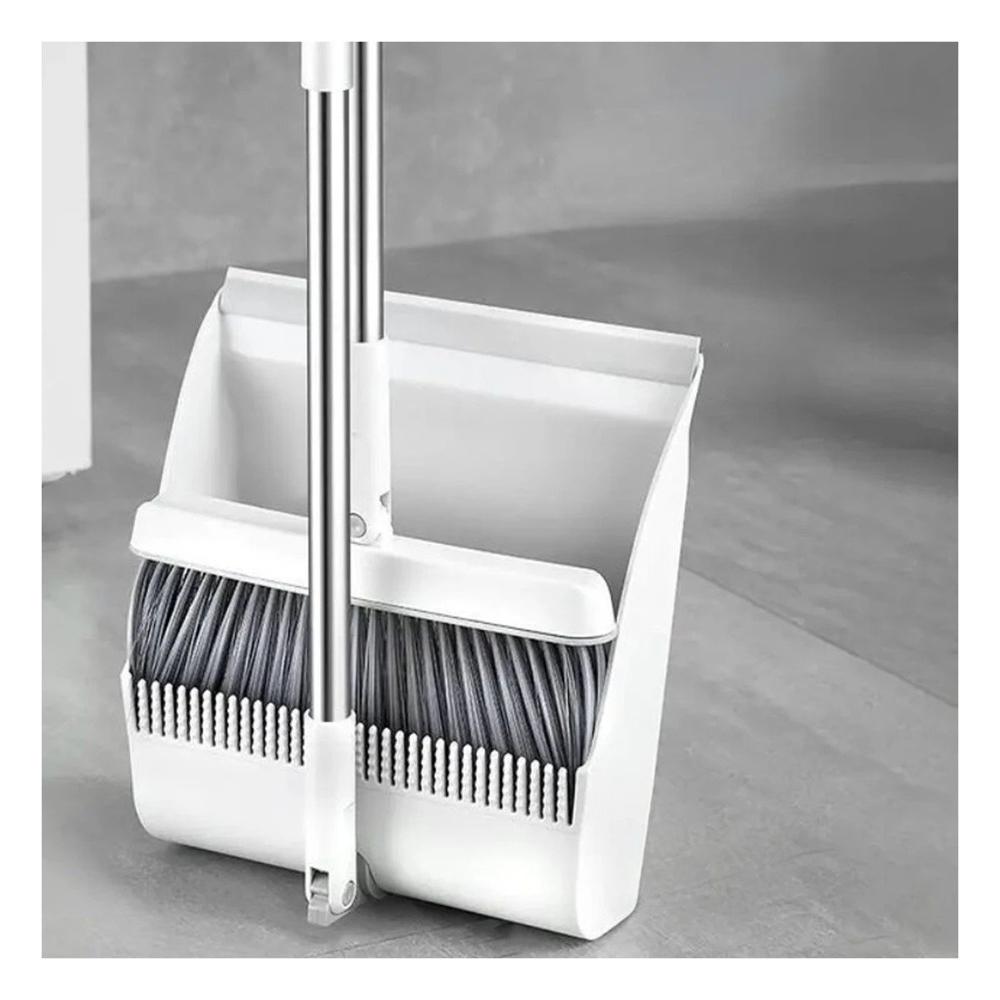 Asistente Magico con Recogedor para Limpieza Ordenada de Hogar Blanco Ligero Y Ligas Regalo