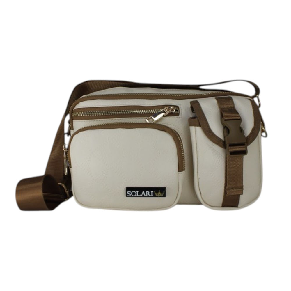 Canguro Morral Hombre DualStrike Beige