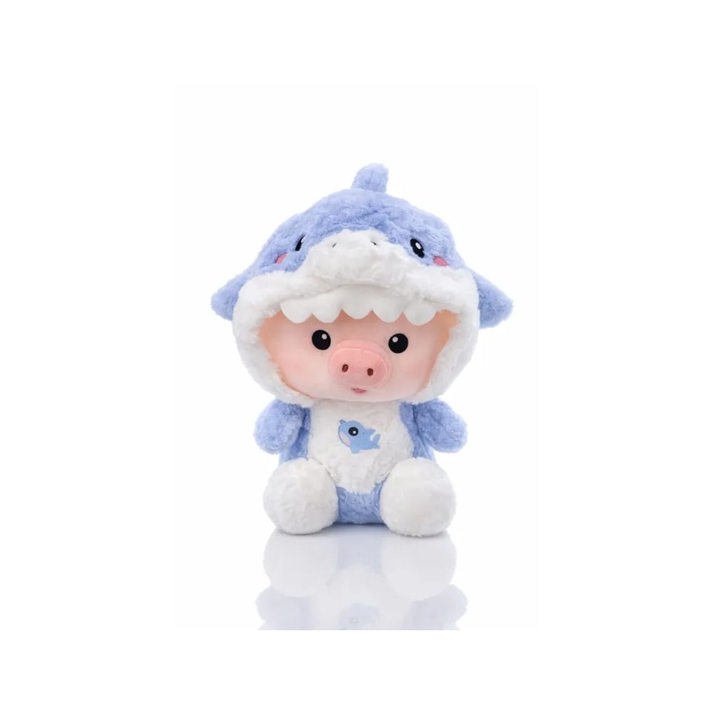 Peluche Infantil 30 cm con Disfraz de Tiburón Suave Tierno y Perfecto para Regalo