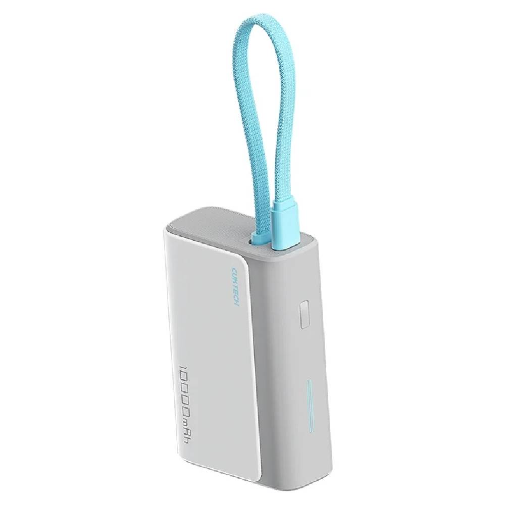 CUKTECH LPB100 Power Bank 10000mAh 33W de Carga Rapida ultra Ligero Blanco