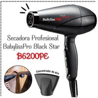 Secadora de Cabello BabylissPro Black Star Uso Profesional