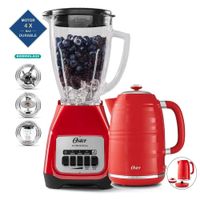 Combo Oster Licuadora 2 Velocidades BLSTKAG-RPB y Hervidor 1.7lt BVSTKT4177R