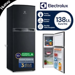 Refrigeradora Electrolux 138Lt Top Freezer Frost ERT18G2HNB