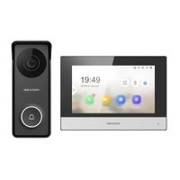 Kit Videoportero Híbrido Hikvision DS-KIS313-P HD Control App Pantalla táctil