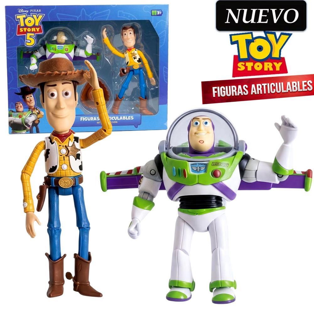 Set de Figuras De Acción Woody y Buzz Lightyear TOY STORY TS-M2-4