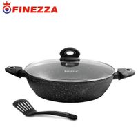 Perol Finezza Ultragranito 32 cm x 3 Piezas - Negro FZ-P378TM