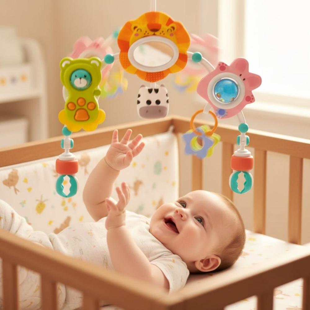 Arco León Para Coche Cuna Coche y Silla Comer de Bebés