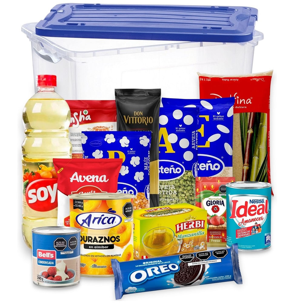 Canastas de Viveres Box de Productos Surtidos