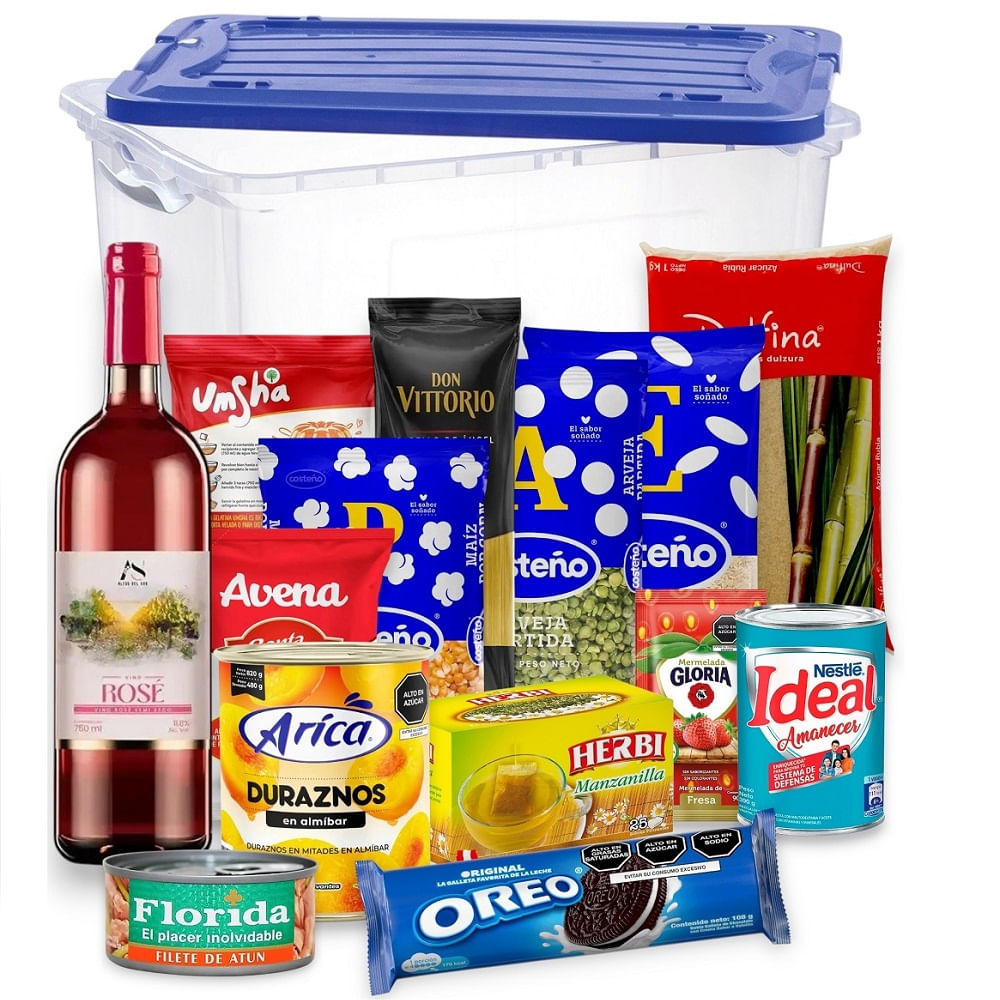 Canastas de Viveres Box de Productos Surtidos