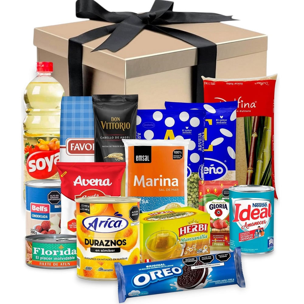 Canastas de Viveres Box de Productos Surtidos