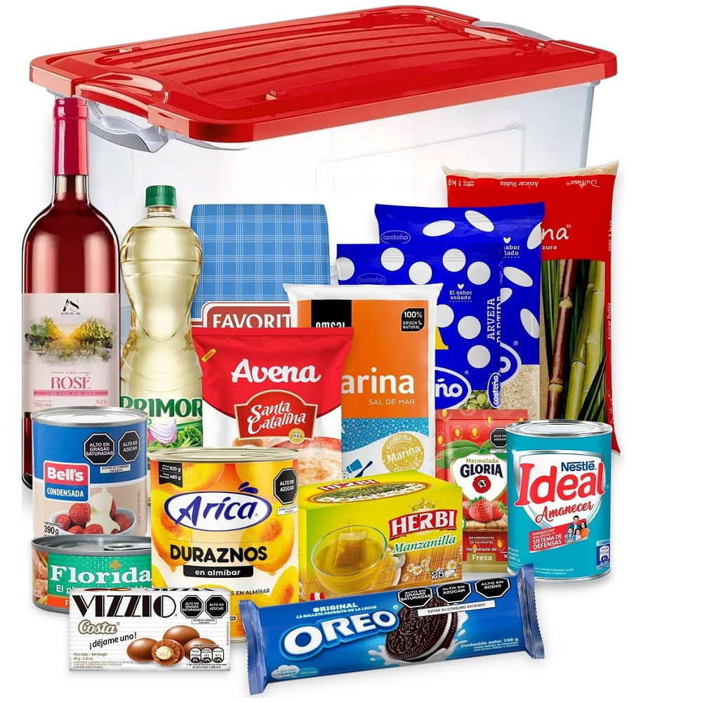 Canastas de Viveres Box de Productos Surtidos