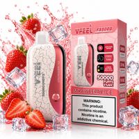 Vape VFEEL Strawberry Ice 50000 Puffs Pantalla LCD Airplane Mode 25ml