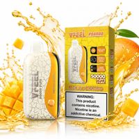 Vape VFEEL Mexico Mango 50000 Puffs Pantalla LCD Airplane Mode 25ml
