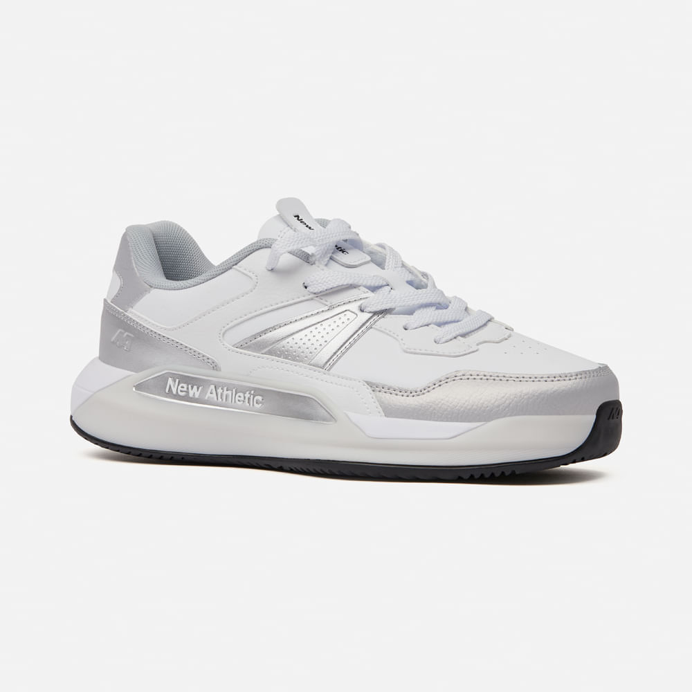 Zapatilla New Athletic Tennis 040-2601 para Hombre 39 Plata