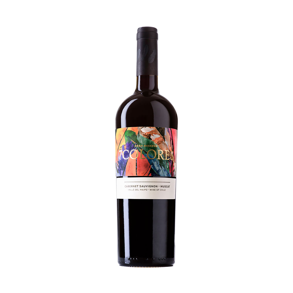 Vino Tinto 7 COLORES Gran Reserva Cabernet Sauvognon Botella 750ml