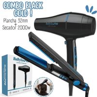 Combo BabylissPro Edicion Ilimitada Plancha Blue Black mas Secador Nano Blue BBLPP4PE