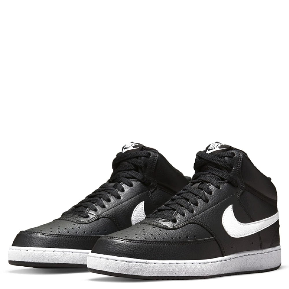 Zapatillas Hombre Nike Court Vision Mid Originales Color Negro