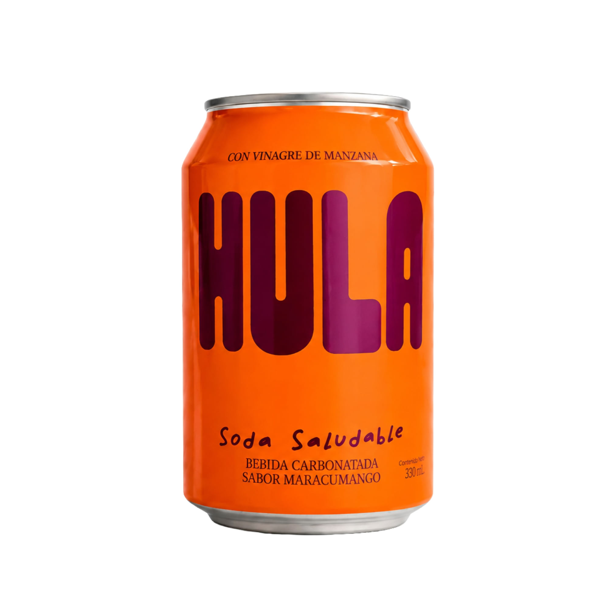 Soda Saludable HULA Maracumango Lata 330ml