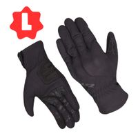 Guantes para Motociclista LS2 Negro con Protección en Nudillos Talla L