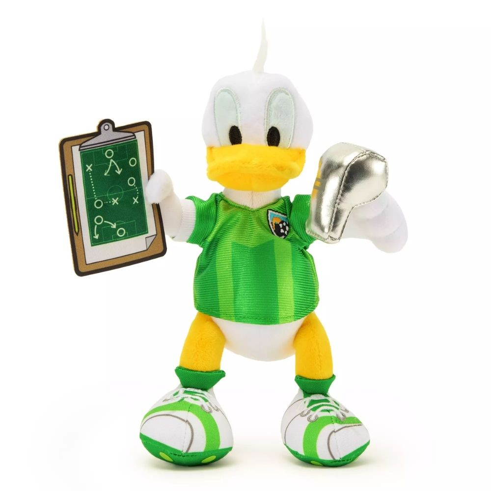 Peluche Pato Donald Mundial Futbol Disney Store 20 cm