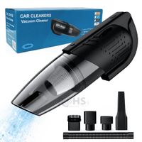 Aspiradora De Mano Recargable 120W Con Filtro Y Accesorios De Limpieza