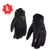 Guantes para Motociclista LS2 Negro para Hombre con Proteccion en Nudillos Talla L