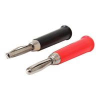 Conector Tipo Banana Macho Negro