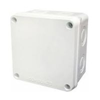 CAJA DE PASE 100 X 100 X 70 DE PVC PACK X 3UNID