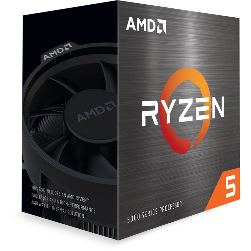 AMD Procesador Ryzen 5 5500 AM4 3.6 GHz 6 Núcleos 12 Hilos con Wraith Stealth Cooler