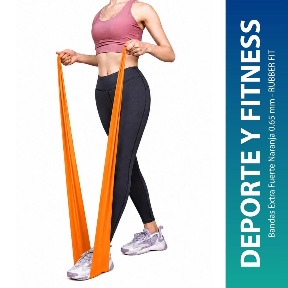 Bandas Extra Fuerte Naranja 0.65 mm - RUBBER FIT