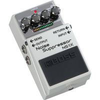 BOSS Pedal de Supresión de Ruido NS-1X con Tecnología MDP, Modos de Reducción, Puerta y