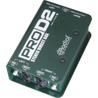 Radial Engineering ProD2 Direct Box 2-Channel Pasivo con Transformadores Personalizados y