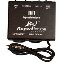 RapcoHorizon LTI-1 Caja Directa Estéreo con Ground Lift, Entrada 3.5mm y Salida XLR