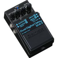 BOSS SDE-3 Pedal de Delay Digital Dual con Offset, 800 ms Stereo y 1600 ms Mono, Control d
