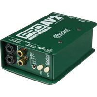 Radial Engineering ProAV2 Caja Directa Estéreo Pasiva para Multimedia, 2 Canales, Aislami