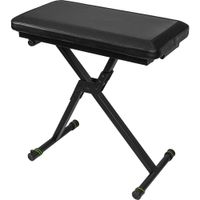 Gravity Stands Banco de Teclado Plegable Ajustable en Altura con Asiento Transpirable y Es