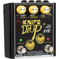 Eventide Knife Drop Fuzz Octave Pedal con Sintetizador Monofónico, 5 Modos de Preset, Con