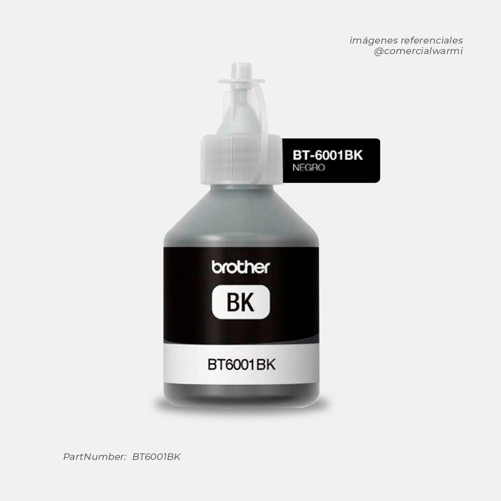 Cartucho de Tinta NEGRO Brother BT6001BK