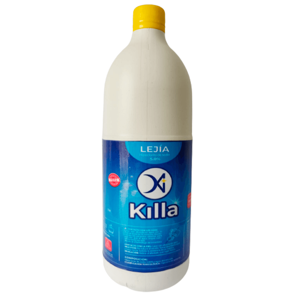 Lejía Domestica al 5 PORCIENTO de Litro Killa