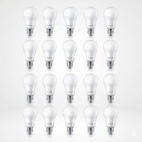Pack 20 Focos LED 15W Luz Cálida Philips EcoHome E27 3000K