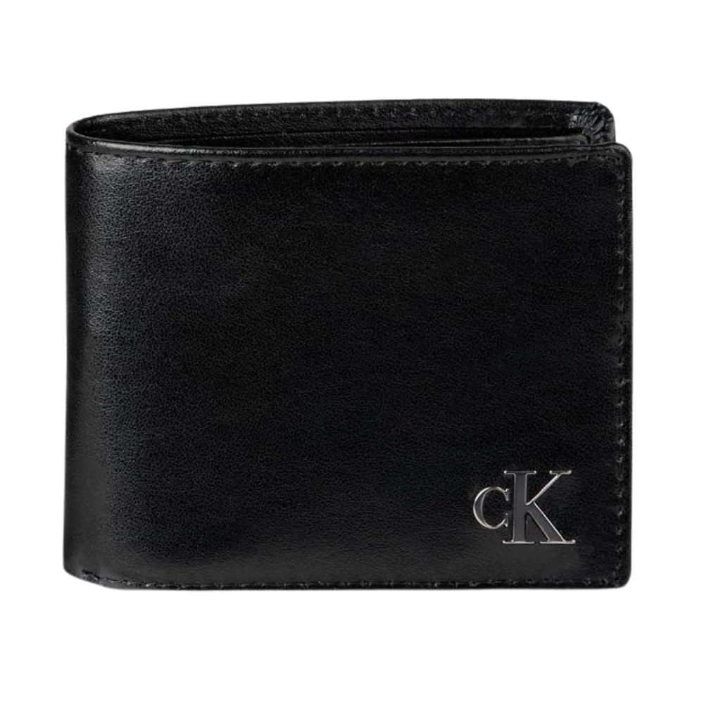 Billetera CALVIN KLEIN Cuero RFID Removible - Negro