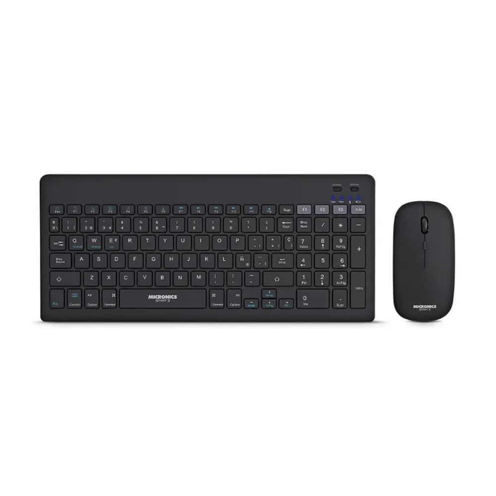KIT TECLADO Y MOUSE INALÁMBRICO MICRONICS SPIRIT 3 WT800
