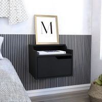 Velador Mesa de Noche Daiki Negro | Masiva Home