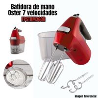 Batidora de Mano Oster 7 Velocidades Rojo FPSTHM360R