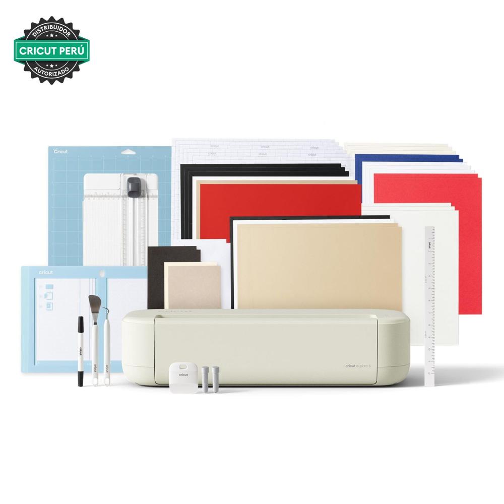 Plotter De Corte Cricut Explore 5 Kit Essential Perla - Herramientas y Materiales