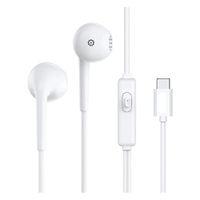 AUDIFONOS ALAMBRICOS TIPO C COLOR BLANCO