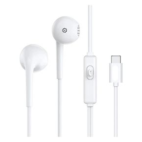 Audífonos Alámbricos USB Tipo C Blanco