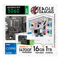 Computadora Pc Intel Core I7 14700F RAM 16GB SSD 1TB RTX 5060 - 14va Generación