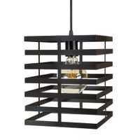 Lámpara Colgante Ciametsa Laura 1 Luz E27 Negro